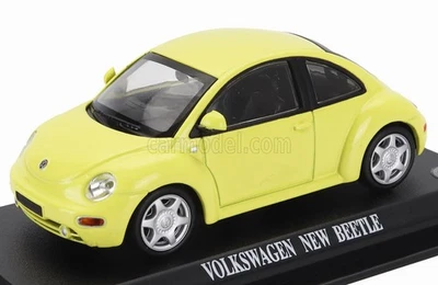 MODELLINO AUTO STATICO DEL PRADO VOLKSWAGEN NEW BEETLE 2003 GIALLO SCALA 1/43 - Immagine 1 di 3