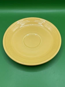 Vintage 1930-40er Jahre Original Fiesta HLC USA - 6" breite Untertasse Teller, gelb - Bild 1 von 2
