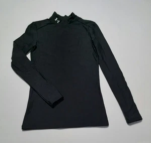 Suéter Under Armour Para Mujer Pequeño Ajustado Negro Atlético Gimnasio Entrenamiento - Imagen 1 de 6