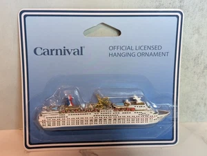 Carnival Cruise Ship Elation Licensed Hanging Ornament - *NEW* NIP - Picture 1 of 2