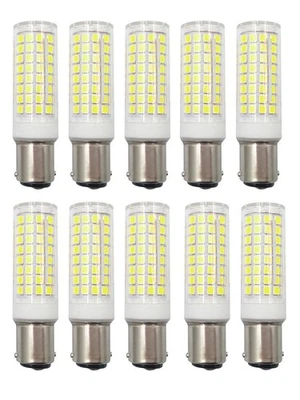 10x BA15D LED Bulb Dimmable 10W 220V Bayonet Base White/Warm White Light - Image 1 of 4