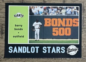 2002 Upper Deck Vintage - Barry Bonds Sandlot Stars SF Giants - Picture 1 of 1