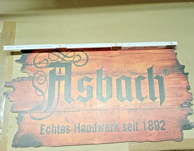 Konkursmasse Asbach Uralt Deko Brett aus beschichtetem Holz - Bild 1 von 4