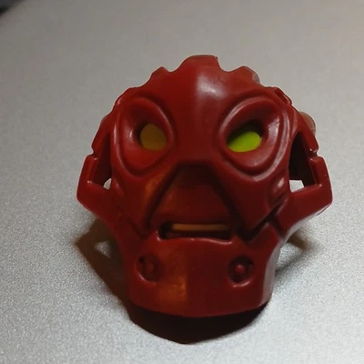 Lego 53560 Mask Brick Red Green Replacement Part Piece  - Image 1 of 4