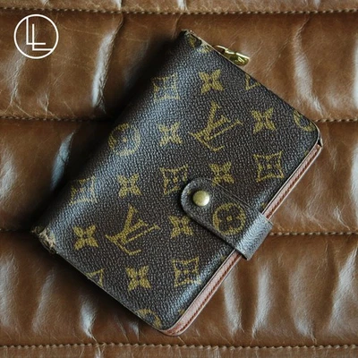 Cartera/organizador doble pliegue monograma Louis Vuitton (HECHO EN FRANCIA) serie #SPD031 Foto 1 de 4