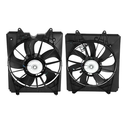 Set of 2 AC Radiator Condenser Cooling Fan For 2011-2016 Honda Odyssey SE EX LX Foto 1 de 4