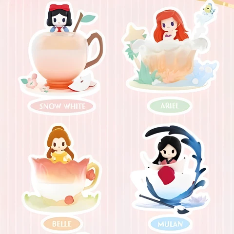 52Toys Disney Princess in Cup Tea Time Series Blind Box Confirmed Figure Hot Toy Cover
