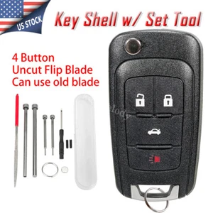 for Chevy 2010-2016 Camaro Cruze Equinox Malibu 4B Flip Key Fob Case Repair Kit - Bild 1 von 15