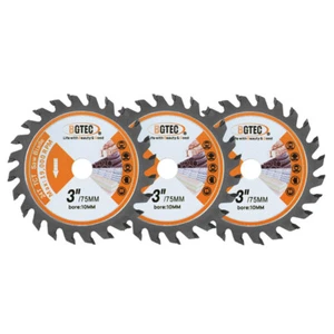 Saw Blade 3''/75mm TCT Carbide Wood Cutting Disc TCT 24T Cut-off Wheel Carbide - Picture 1 of 16