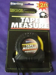 12 FT. X 1/2" TAPE MEASURE W/ RETRACTABLE LOCKING BLADE  SAE & METRIC FREE S&H - Picture 1 of 1