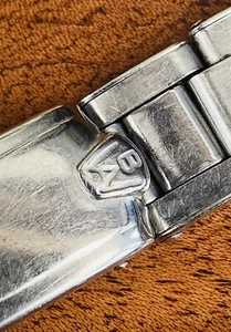 Rolex Bubbleback Bracelet by Watch Accessories Birmingham 1940’s. V Rare Clasp. - Picture 1 of 3