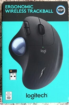 Logitech Wireless Trackball Mouse - 910006610 - Image 1 of 4