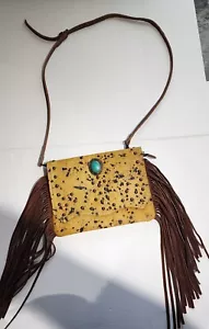 American Darling Clutch Echtleder mit Türkis Damen Westerntasche - Bild 1 von 20