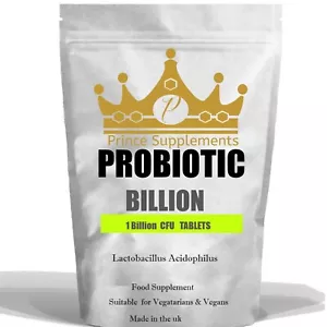 Probiotic Acidophilus  1 Billion CFU Tablets  capsules Lactobacillus  gut health - Picture 1 of 2