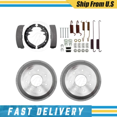 Se adapta a Ford F-150Raybestos 2001 tambores traseros zapatas de freno y kit de resorte de herrajes Foto 1 de 4