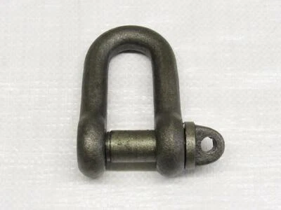 8 Ton Self Colour Small Dee Shackle With 38MM Screw Pin To BS3032 - 1.1/2" D - Image 1 of 2