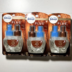 Ambientador Febreze Plug In Madera Aceite Perfume 3 unidades - Imagen 1 de 1