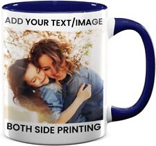 Personalized Coffee Mug Custom Photo Text Logo Name Printed Ceramic 11oz Mug Cup