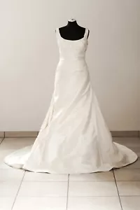 San Patrick Brautkleid 'Paula' Taft A-Linie creme ivory - Gr. 38 - Bild 1 von 4