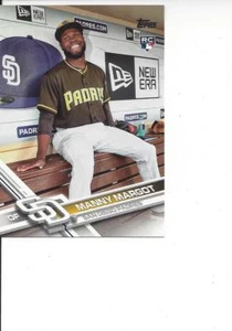 Actualización TOPPS 2017 SP variación fotográfica Manny Margot radiocontrol San Diego Padres # 401 - Imagen 1 de 1