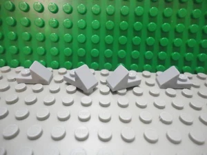Lego 4 Grigio Blu Chiaro 2x1 Pendenze 45 gradi con blocco mattoncini ritagliati NUOVO - Foto 1 di 1