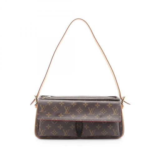 LOUIS VUITTON（LV） Borsa a tracolla Louis Vuitton Vivacite MM M51164 Monogram pelle marrone usata LV