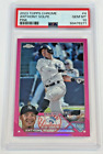 2023 TOPPS CHROME ANTHONY VOLPE PINK REFRACTOR RC #4 PSA 10 YANKEES