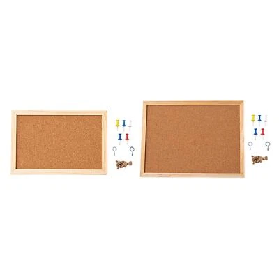 Cork Bulletin Board Decorative Vision Board Kitchen Tack Board DIY Corkboard - Image 1 of 2
