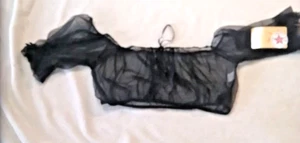 BRAGAS TRANSPARENTES SISSY CON VOLANTES Y MOZA TRANSPARENTE HECHAS EN EE. UU. medianas - Imagen 1 de 5
