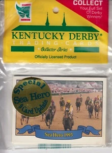KENTUCKY DERBY 1994 HORSE STAR CARDS SPECIAL 9 CARD UPDATE SET SEA HERO SP BASE - Picture 1 of 2