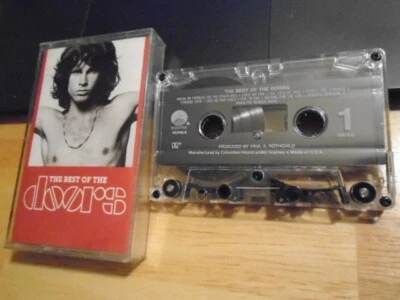 RARE REMASTER CLUB PRESS Doors CASSETTE TAPE Best Of JIM MORRISON Light My Fire - Image 1 of 2