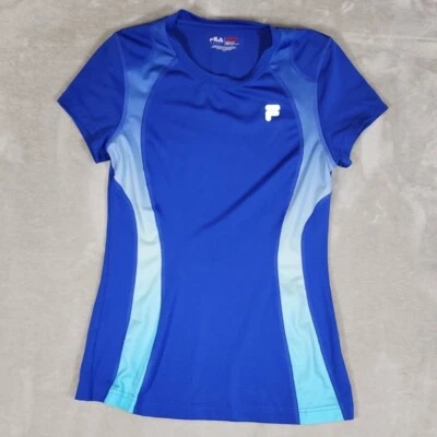 Fila Sport Shirt Womens XS Blue Live In Motion Golf Gym Hiking Athletic Workout - Imagem 1 de 4