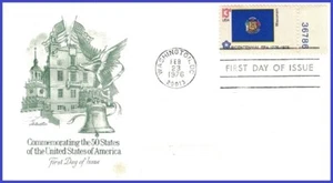 USA3 #1662 U/A ARTMASTER FDC PB Wisconsin State Flag - Bild 1 von 1