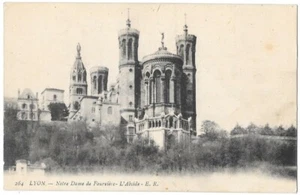 LYON(69) Notre Dame de Fourvière L' Abside CPA écrite oblitérée 1917 - Picture 1 of 2