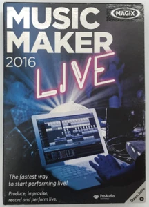 MAGIX Music Maker 2016 Live For Windows Vista, 7, 8, 10 - Afbeelding 1 van 3