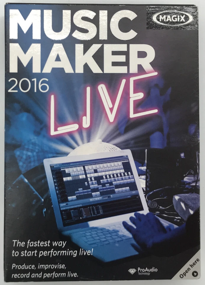 MAGIX Music Maker 2016 Live For Windows Vista, 7, 8, 10 - Image 1 of 3