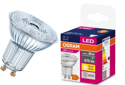Leuchtmittel LED VALUE GU10 Osram 3000K 4000K 6500K Warmweiß Naturweiß kaltweiß - Bild 1 von 2