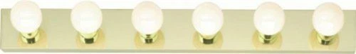 Nuvo Sf77-190 6 Light 36 In. Vanity Strip Polished Brass