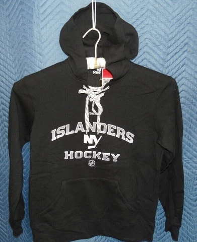 New York NY Islanders Hoodie Sweatshirt Long Sleeve Hockey Ties Shirt NHL Jersey Cover