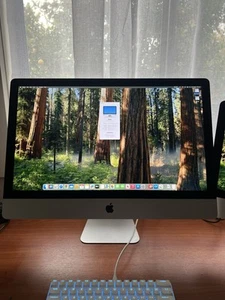 Apple iMac 27 inch 5K 8 Core 16GB RAM 256GB SSD 1TB HDD (2019) - Picture 1 of 4