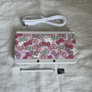Nintendo new 3DS Hello Kitty Kisekae Plate touch pen 4GB SD card USB Ued JP - Picture 1 of 14