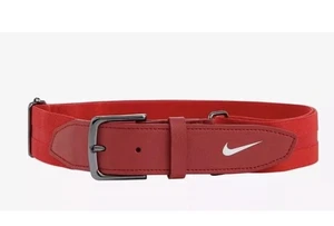 Nike Baseball Belt 3.0 Adult Adjustable 28"-43" Diamond Sports- Red - Picture 1 of 6