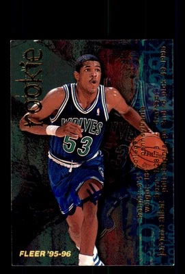 Signed Basketball Card Auto Jerome Allen 1995-96 Fleer #350 Timberwolves - Image 1 of 2