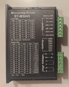 2-Phase stepper Motor Driver ST-M5045 DC power input type:24V~50V - Picture 1 of 2
