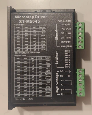 2-Phase stepper Motor Driver ST-M5045 DC power input type:24V~50V - Image 1 of 2
