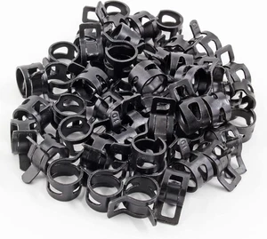 50 Stck. 3/8 Zoll Federband Typ Aktion Schlauchschelle, 10 mm 3/8 & Quot; (10 mm), schwarz  - Bild 1 von 7