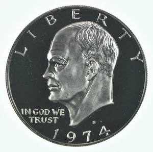 1974-S Eisenhower $1 CLAD Proof - Picture 1 of 3