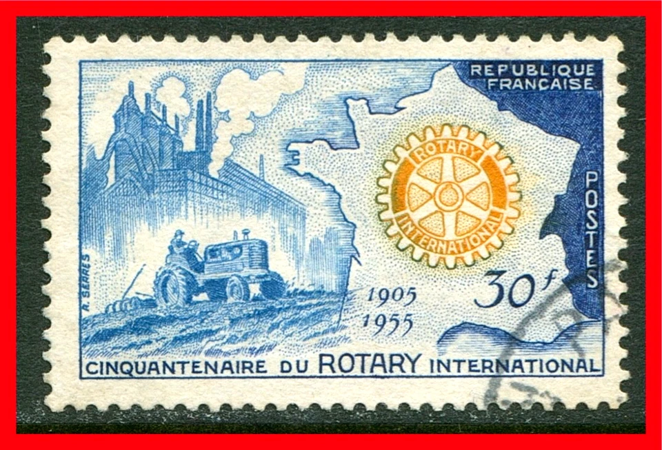 France Postage Stamp Scott 741, Used!! F637c - Image 1 of 1