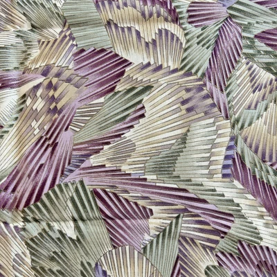 KALEIDOSCOPE Hoffman International Gold Art Deco Cotton Fabric 1/4 yard 19"X44" - Image 1 of 4