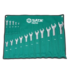 16 Piece 12 Point Combination Wrench Set | SAE sizes 1/4" to 1-1/4" | Off Cor... - Picture 1 of 7